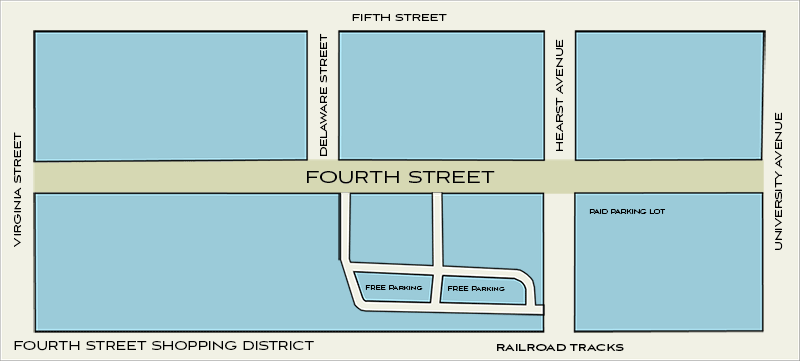 Fourth Street Map