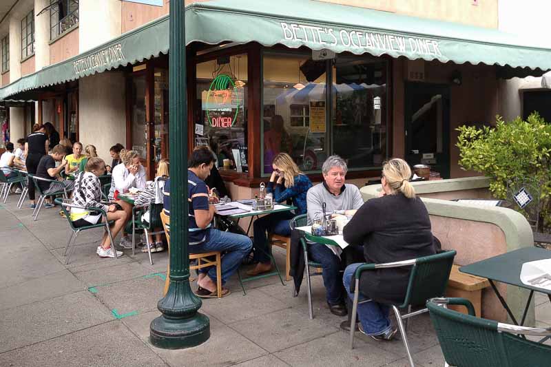 Dining at Bette's Oceanview Diner