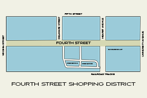 Fourth Street Map.